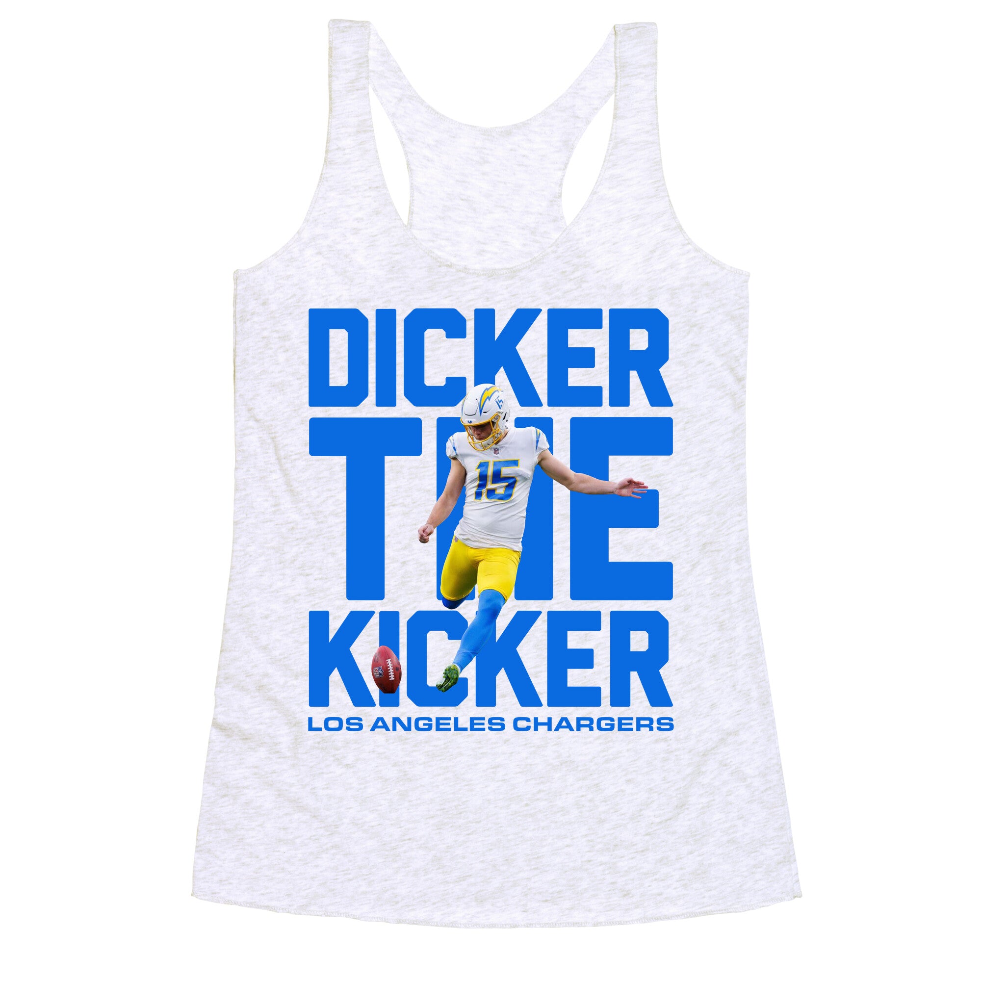 Dicker the Kicker Racerback Tank